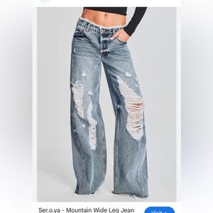 SER.O.YA MOUNTAIN WIDE LEG JEAN - SORRENTO